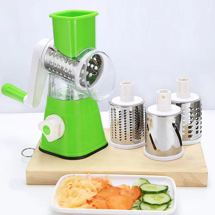 3 In 1 Vegetable Cutter Machine For Potato Onion Carrot – Drum Cutter