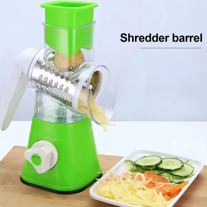 3 In 1 Vegetable Cutter Machine For Potato Onion Carrot – Drum Cutter